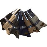 Emre 6'Lı Lambswool Erkek Yün Çorap - Renkli - 40 - 45
