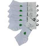 Emre Socks Çorap Diyarı 6 Çift Bambu Kısa Spor Dikişsiz Burunlu Erkek Patik Çorap - Beyaz - 40 - 45