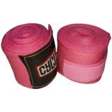 Emre Spor Boks Bandajı 3,5 Metre 180 Inch Boks, Kick-Box ve Muay Thai Bandajı Beyaz - Standart - Pembe