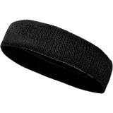 Emre Spor Havlu Ter Kafa Headband Tenis Saç Bandı - Siyah