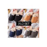 Ems 3 lü Paket Peluş Ev Terliği Çeyiz Terliği Kışlık Terlik Ses Yapmaz Hafif Taban Taban Kapalı Terlik