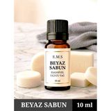 Ems E.M.S BEYAZ SABUN Esansiyel Uçucu Yağ Buhurdanlık Yağı Difüzör Esansı Oda Kokusu Esansı MUM ESANSI 10 ML