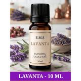 Ems E.M.S LAVANTA Esansiyel Uçucu Yağ Buhurdanlık Yağı Difüzör Esansı Oda Kokusu Esansı MUM ESANSI 10 ML