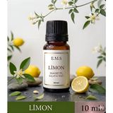 Ems E.M.S LİMON Esansiyel Uçucu Yağ Buhurdanlık Yağı Difüzör Esansı Oda Kokusu Esansı Mum Esansı 10 Ml.