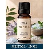 Ems E.M.S MENTOL Esansiyel Uçucu Yağ Buhurdanlık Yağı Difüzör Esansı Oda Kokusu Esansı MUM ESANSI 10 ML.