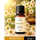 Ems E.M.S PAPATYA Esansiyel Uçucu Yağ Buhurdanlık Yağı Difüzör Esansı Oda Kokusu Esansı MUM ESANSI 10 ML.