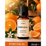 Ems E.M.S PORTAKAL Esansiyel Uçucu Yağ Buhurdanlık Yağı Difüzör Esansı Oda Kokusu Esansı MUM ESANSI 10 ML.