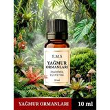 Ems E.M.S YAĞMUR ORMANLARI Esansiyel Uçucu Yağ Buhurdanlık Yağı Difüzör Esansı Oda Kokusu Esansı MUM ESANSI 10 ML