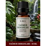 Ems E.M.S YAĞMUR ORMANLARI Esansiyel Uçucu Yağ Buhurdanlık Yağı Difüzör Esansı Oda Kokusu Esansı MUM ESANSI 10 ML