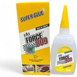 Ems Force 809 Süper Hızlı ve Kuvvetli Yapıştırıcı Koyu Kıvamlı 50 gr - Şeffaf - 1 Adet