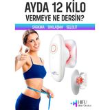 Ems Vücut Şekillendirici Selülit Önleyici Sıkılaşma Incelme Güzellik Vakum Masaj Aleti - Beyaz