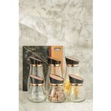 Emsan Alpha Rose Gold Standlı Yağlık Biberlik Seti