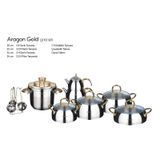 Emsan Aragon Gold 17 Parça Paslanmaz Çelik Çeyiz Seti