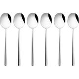 Emsan Bead 6'lı Yemek Kaşığı Seti Platin - Gümüş