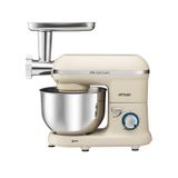 Emsan Bella Gusto Comfort Kıyma Çekme Aparatlı Krem 1300 W 5.5 lt Hamur Yoğurma Makinesi