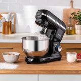Emsan Bella Gusto Comfort Kıyma Çekme Aparatlı Siyah 1300 W 5.5 lt Hamur Yoğurma Makinesi