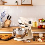 Emsan Bella Gusto Elegant Krem Renkli 1800 Watt Stand Mikser 7 lt Kapasite ile 10 Kademeli Hız