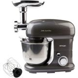 Emsan Bella Gusto Maxi Antrasit Stand Mikser 1300W 5 lt Paslanmaz Çelik Karıştırma Kabı ile - Gri
