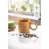 Emsan But First Coffee Krem Rengi Kupa 310 ml