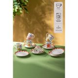 Emsan Cheerful 6'lı 100 ml Kahve Fincan Takımı