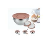 Emsan Demre 3in1 Golden Pink Çok Amaçlı Karıştırma ve Saklama Kabı