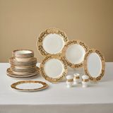 Emsan Empire Bone Barok 29 Parça 6 Kişilik Yemek Takımı - gold