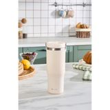 Emsan Emsan Star Ice Pipetli Çelik Sızdırmaz Termos Krem 900 ml