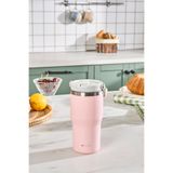 Emsan Emsan Star Ice Pipetli Çelik Sızdırmaz Termos Pembe 550 ml