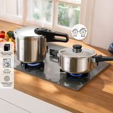 Emsan Fast Cooker Çift Emniyetli Düdüklü Tencere 4 +6 Lt - 4 - 6 L Set - Siyah