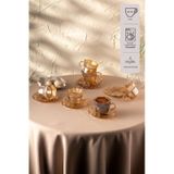 Emsan Hatrı Var Amber 80 Ml 6'lı Kahve Fincanı Takımı Amber