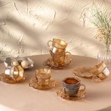 Emsan Hatrı Var Amber 80 ML 6'lı Kahve Fincanı Takımı