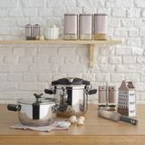 Emsan Innocook Düdüklü Tencere Seti 4+6,5 lt Paslanmaz Çelik Rose Gold Renkli Pratik Kullanım - 4 - 6,5 L Set