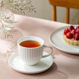 Emsan Istanbul Porselen Beray 2 Parça Çay Fincan Takımı 230 ml - Beyaz