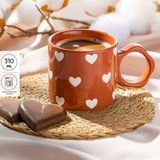 Emsan Kalp Kupa 310 ml - Turuncu