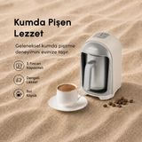 Emsan Kumda Türk Kahve Makinesi Bej 5 Fincan Kapasiteli