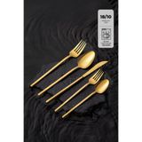 Emsan Lora Parlak Gold 60 Parça 12 Kişilik Çatal Kaşık Bıçak Takımı