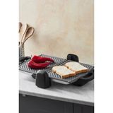 Emsan Magic Pro Granit Izgara Tost Makinesi 1800 W Antrasit Renkli Çıkartılabilir Plaka Özelliği