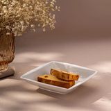 Emsan Pamukkale Kare Çukur Tabak 15 cm - 1 lt - Beyaz