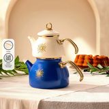 Emsan Solemar Emaye Midi Çaydanlık Takımı 1.1 Lt - 2.3 Lt - Çok Renkli