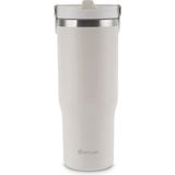 Emsan Star Ice Pipetli Çelik Sızdırmaz Termos Krem 900 ml