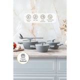Emsan Swiss Crystal RS 6 Parça Midi Tencere Seti