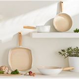 Emsan Swiss Crystal Wok Tava Bej 28Cm