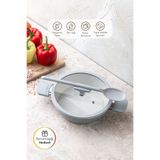 Emsan Swiss Cyrstal RS 26 cm Gri Karnıyarık Tenceresi