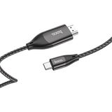 Emt Pazarlama® Hoco UA16 Type-C To HDMI 4K 30hz Ses ve Görüntü Aktarma KABLOSU-(5775)