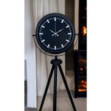 Emt Pazarlama Siyah Lüks Sade Tripod Ayaklı Saat