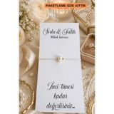 Emtory Home 16 Adet Şans Bilekliği - Bride Hediye - Kına Hediyesi - Nedime Bileklik - Kişiye Özel