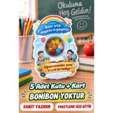 Emtory Home OKUMA BAYRAMI HEDİYESİ - Okuma Bayramı Hediye Kutusu - Şeker Bonibon Kutusu - 5'li Set