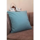 Emtory Home Petrol Yeşili Premium %100 Pamuklu Fermuarsız Kırlent Kılıfı 43x43cm Yatak Odası Kırlent