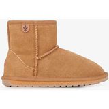 Emu Australia Wallaby Mini Unisex Çocuk Siyah Bot - Kahverengi