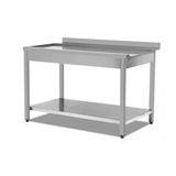 eMutfak EMP.BYC.75120-T-L-K Empero Taban Raflı Sol Bulaşık Makinesi Çıkış Tezgahı